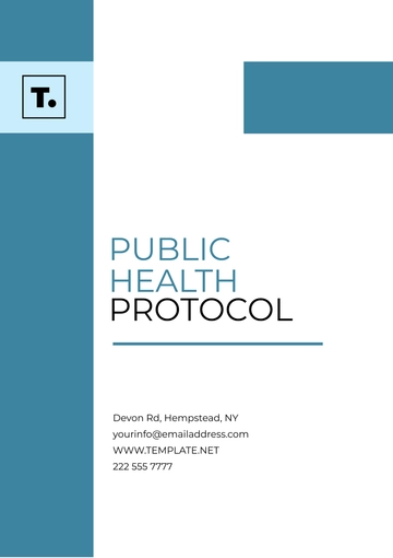 Free Public Health Protocol Template to Edit Online