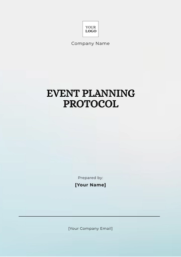 Free Event Planning Protocol Template to Edit Online