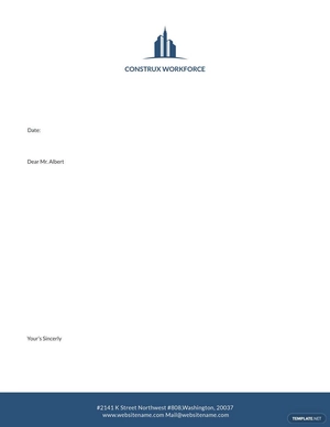 Architecture letterhead Template