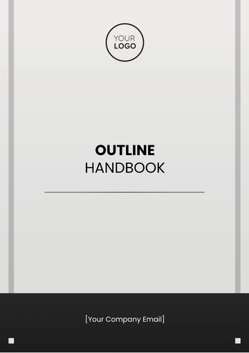 Free Outline Handbook Template to Edit Online