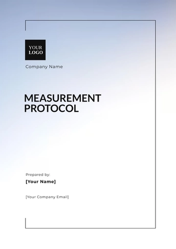 Free Measurement Protocol Template to Edit Online