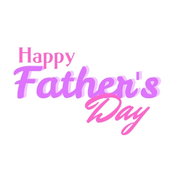 Free Simple Happy Father's Day Text to Edit Online