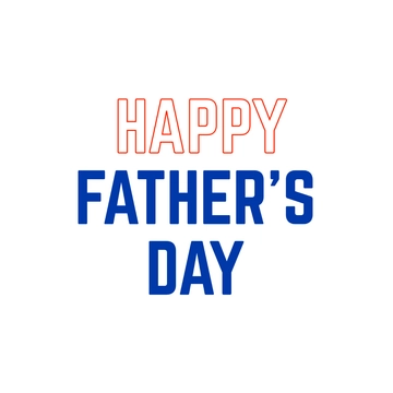 Free Modern Happy Father's Day Text to Edit Online