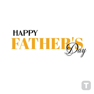 Free Elegant Happy Father's Day Text to Edit Online