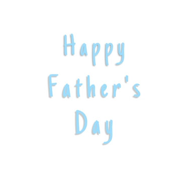 Free Minimalist Happy Father's Day Text to Edit Online