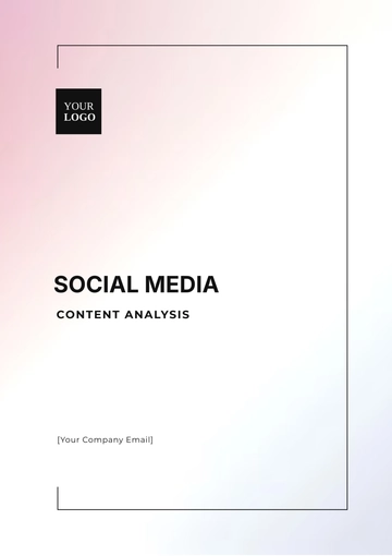 Free Social Media Content Analysis Template to Edit Online
