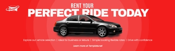 Free Car Rental Project Billboard Template to Edit Online