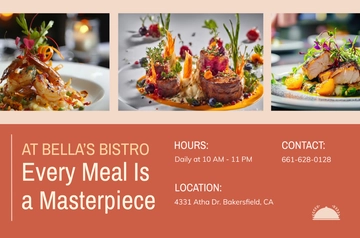 Free Modern Restaurant Banner Template to Edit Online