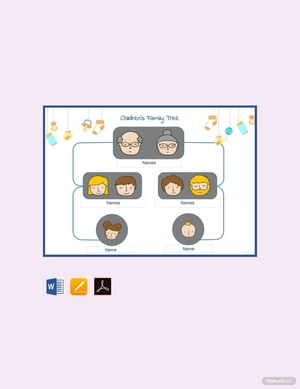 Children's Family Tree Template
