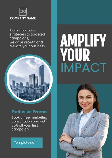 Free Marketing Online Promo Ad Template to Edit Online