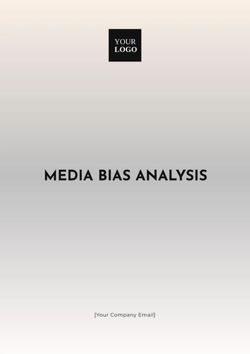 Free Media Bias Analysis Template to Edit Online