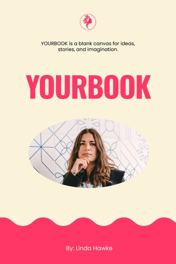 Free Illustrative Typography Book Cover Template to Edit Online