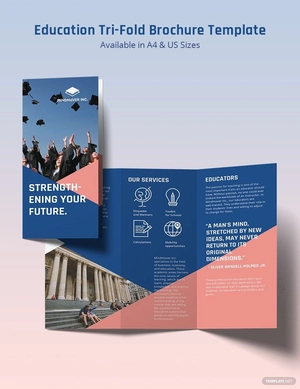 Sample Education Tri-Fold Brochure Template