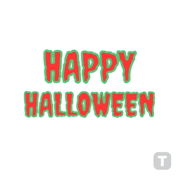 Free Horror Happy Halloween Text to Edit Online