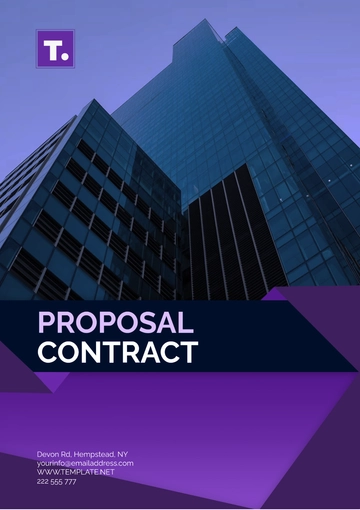 Free Proposal Contract Template to Edit Online