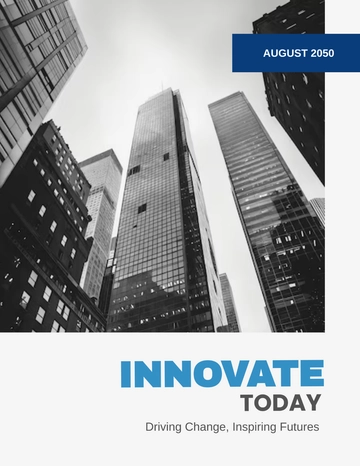 Free Corporate Magazine Template to Edit Online