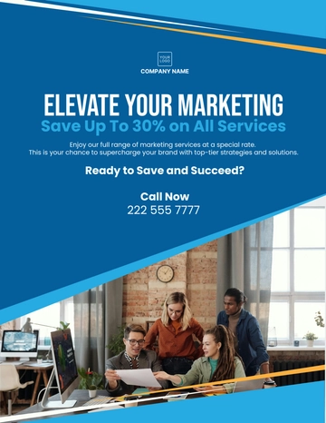 Free Marketing Sale Flyer Template to Edit Online