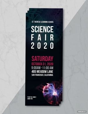 School Ticket Template