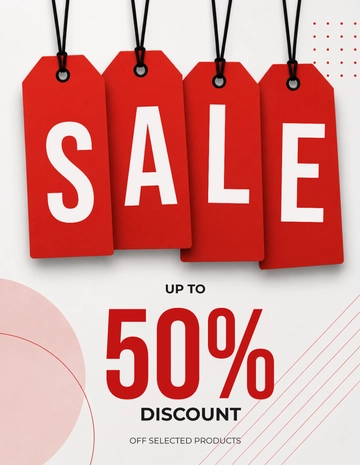 Free Sales Discount Flyer Template to Edit Online
