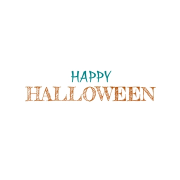Free Retro Happy Halloween Text to Edit Online