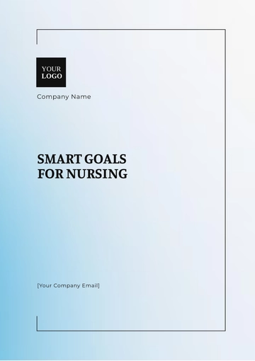 Free SMART Goals for Nursing Template to Edit Online