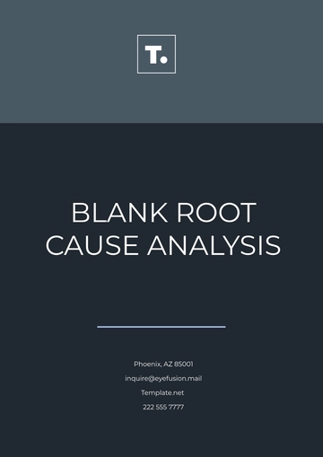 Free Blank Root Cause Analysis Template