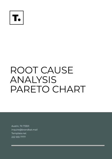 Free Root Cause Analysis Pareto Chart Template