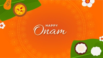 Free Onam Background Template to Edit Online