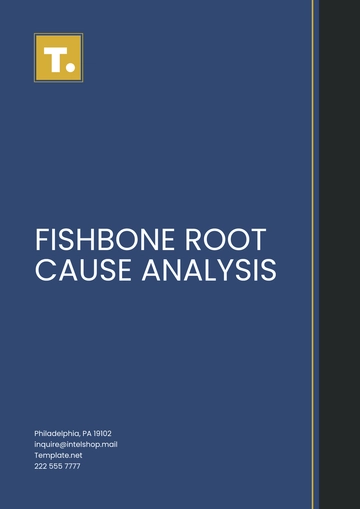Free Fishbone Root Cause Analysis Template
