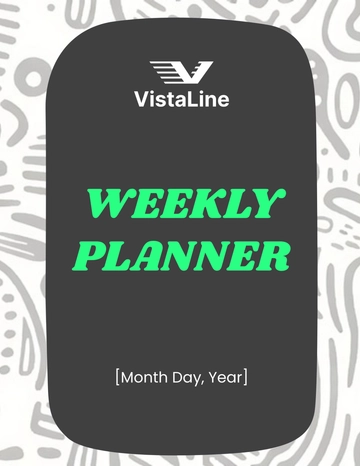 Free Car Rental Weekly Planner Template to Edit Online