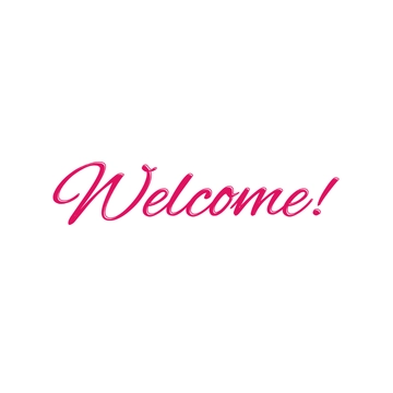 Free Chic Welcome Text to Edit Online