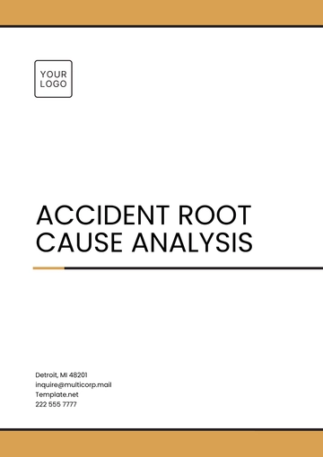 Free Accident Root Cause Analysis Template