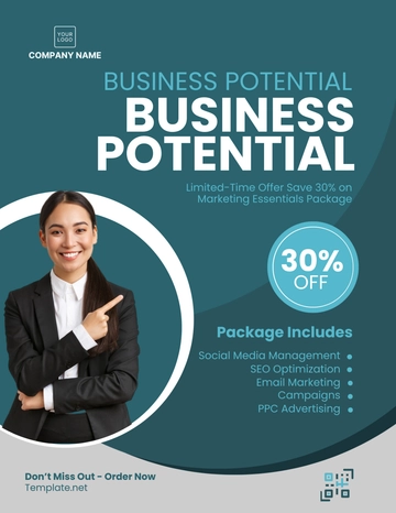 Free Sales Marketing Flyer Template to Edit Online
