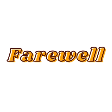 Free Retro Farewell Text to Edit Online