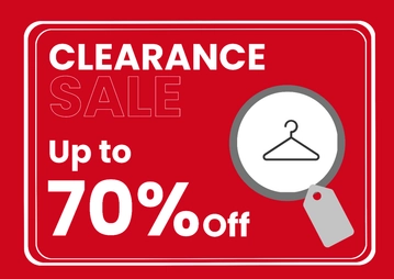 Free Retail Sale Sign Template to Edit Online