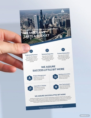 Architecture Rack Card Template