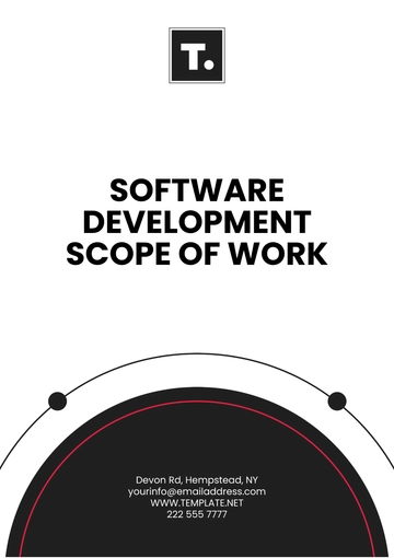 Free Software Development Scope of Work Template to Edit Online