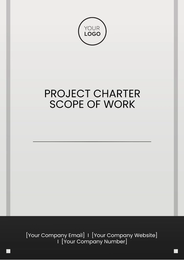 Free Project Charter Scope of Work Template to Edit Online