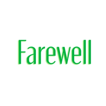 Free Minimalist Farewell Text to Edit Online