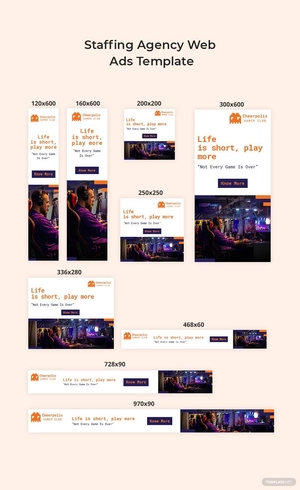 Gaming Company Web Ads Template