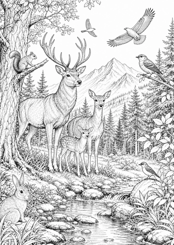 Free National Wildlife Day Drawing Template to Edit Online