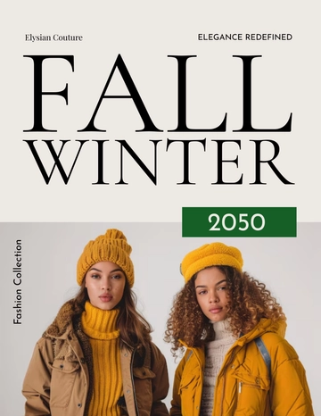 Free Colorful Fashion Catalog Template to Edit Online