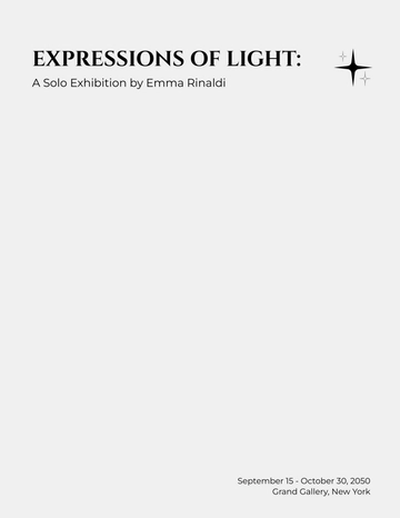 Free Art Catalog Template to Edit Online