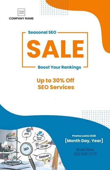 Free Marketing Seasonal Sale Poster Template to Edit Online