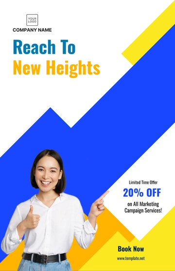 Free Marketing Promotional Poster Template to Edit Online