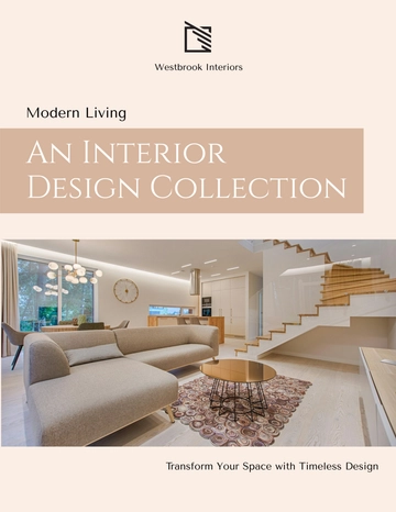 Free Aesthetic Interior Design Catalog Template to Edit Online