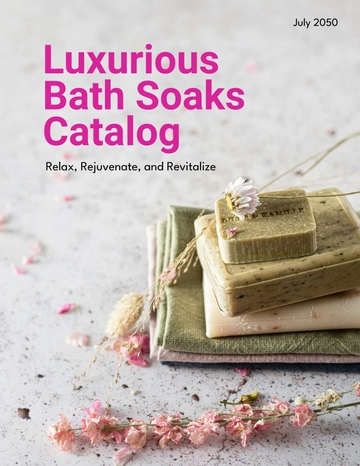Free Bath Soak Catalog Template to Edit Online