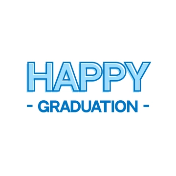 Free Colorful Happy Graduation Text to Edit Online