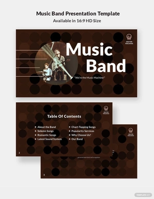 Music Band Presentation Template