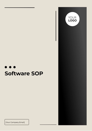 Free Software SOP Template to Edit Online